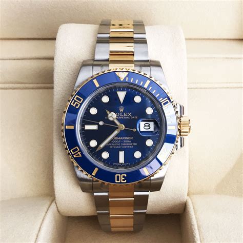 blue rolex submariner two tone|rolex submariner two tone 116613lb.